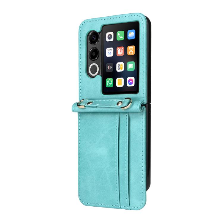 For ZTE nubia Flip2 Crossbody Card Bag PU Folding Phone Case