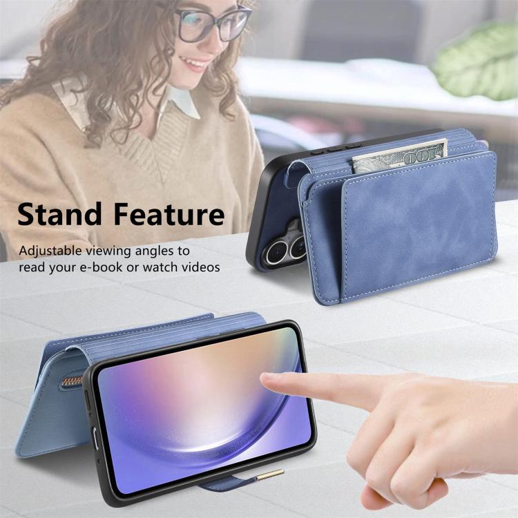 For OnePlus 12R  5G / Ace 3 Ring Zipper Wallet RFID Blocking MagSafe Leather Phone Case