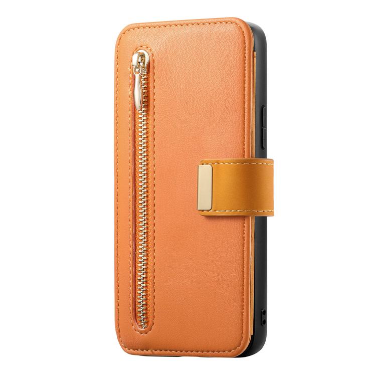 For OnePlus 12R  5G / Ace 3 Ring Zipper Wallet RFID Blocking MagSafe Leather Phone Case