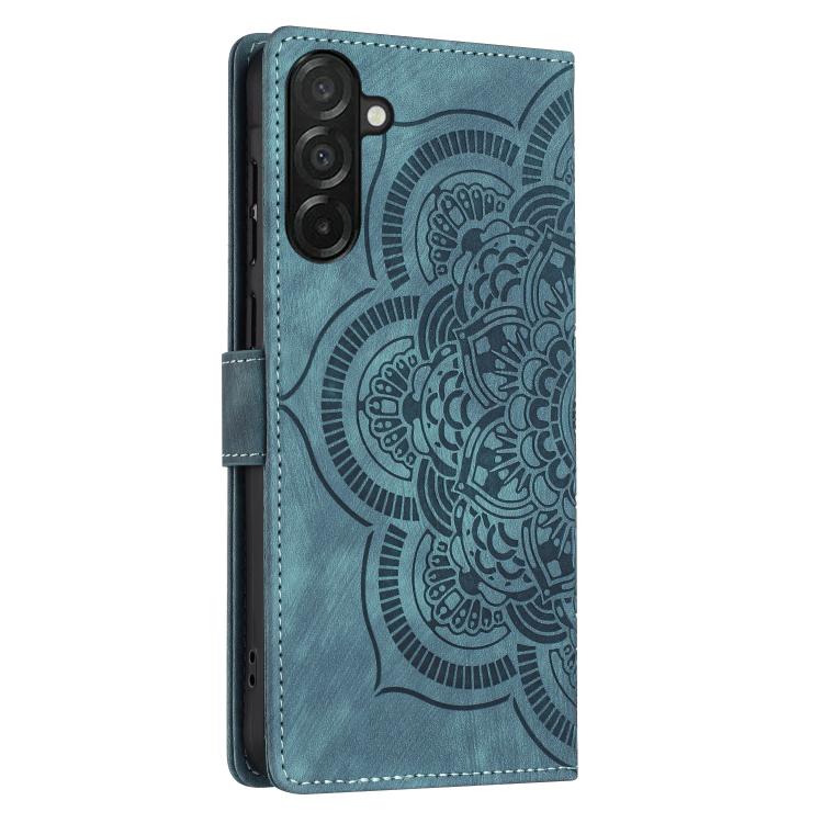 For Samsung Galaxy A26 5G Mandala Embossed Retro Frosted Leather Phone Case
