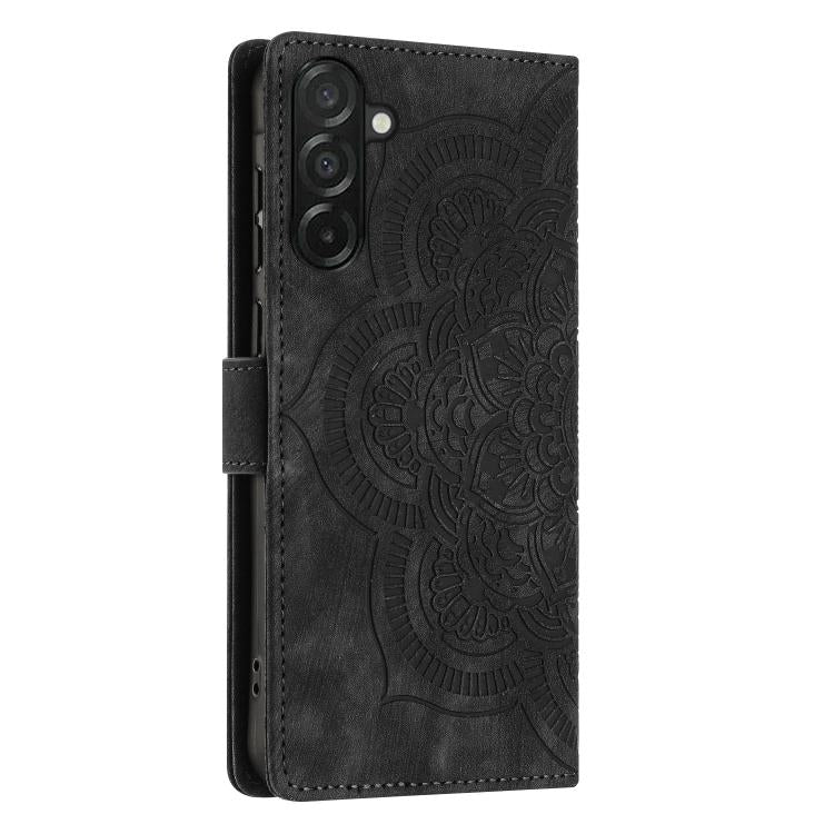 For Samsung Galaxy A36 5G Mandala Embossed Retro Frosted Leather Phone Case