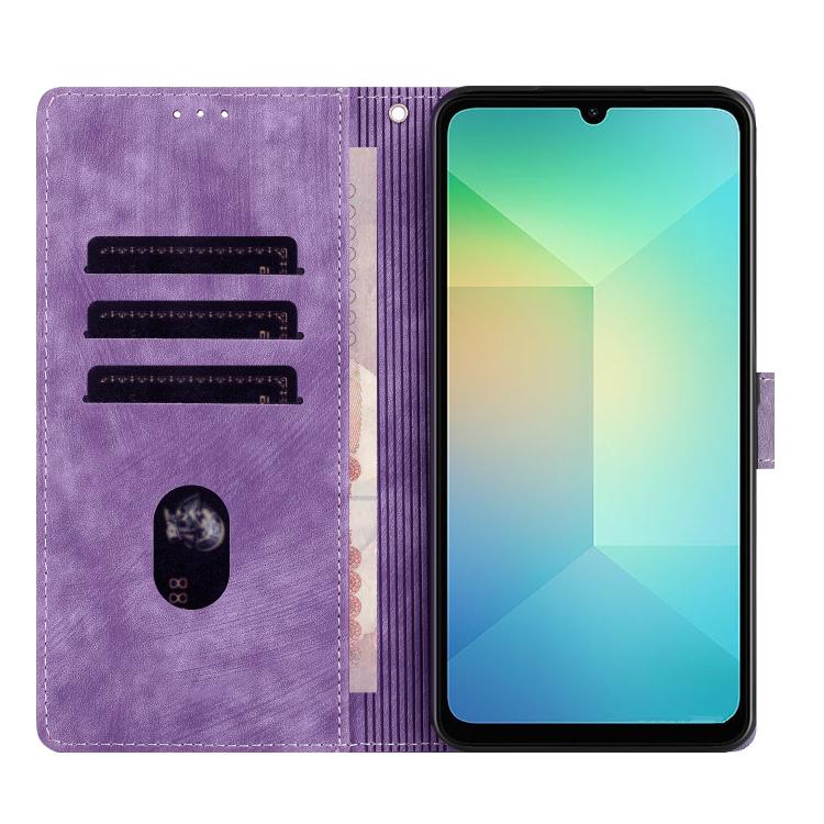 For Samsung Galaxy A07 4G / A06 4G Mandala Embossed Retro Frosted Leather Phone Case