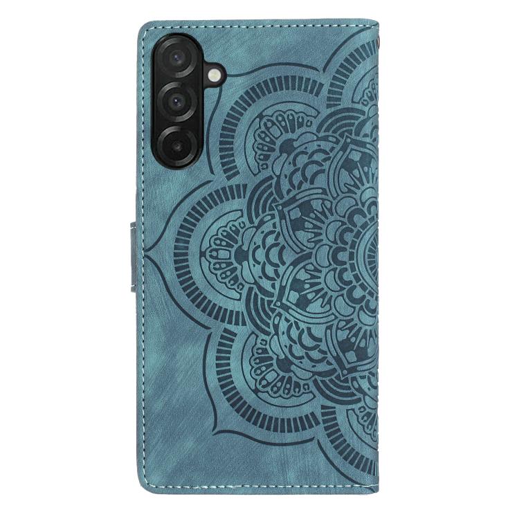 For Samsung Galaxy A57 5G Mandala Embossed Retro Frosted Leather Phone Case