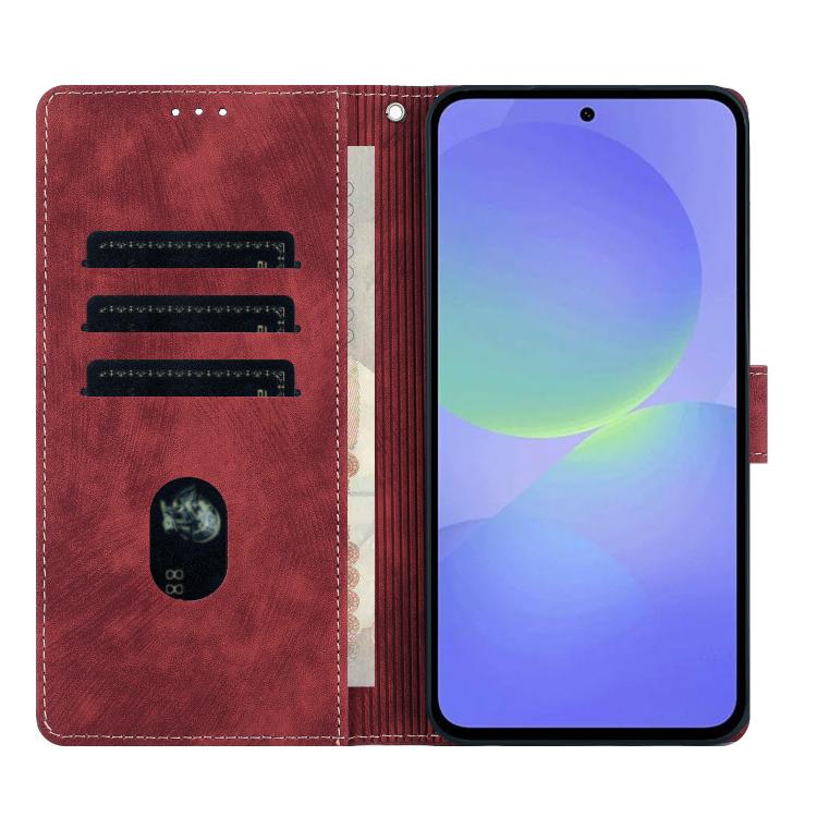 For Samsung Galaxy A37 5G Mandala Embossed Retro Frosted Leather Phone Case