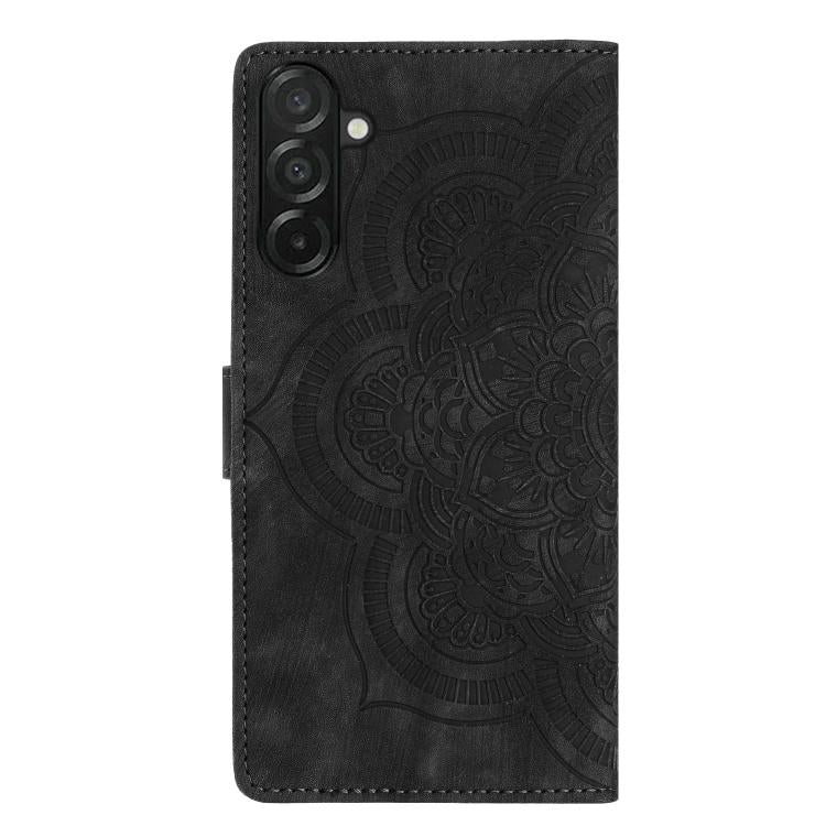 For Samsung Galaxy A37 5G Mandala Embossed Retro Frosted Leather Phone Case