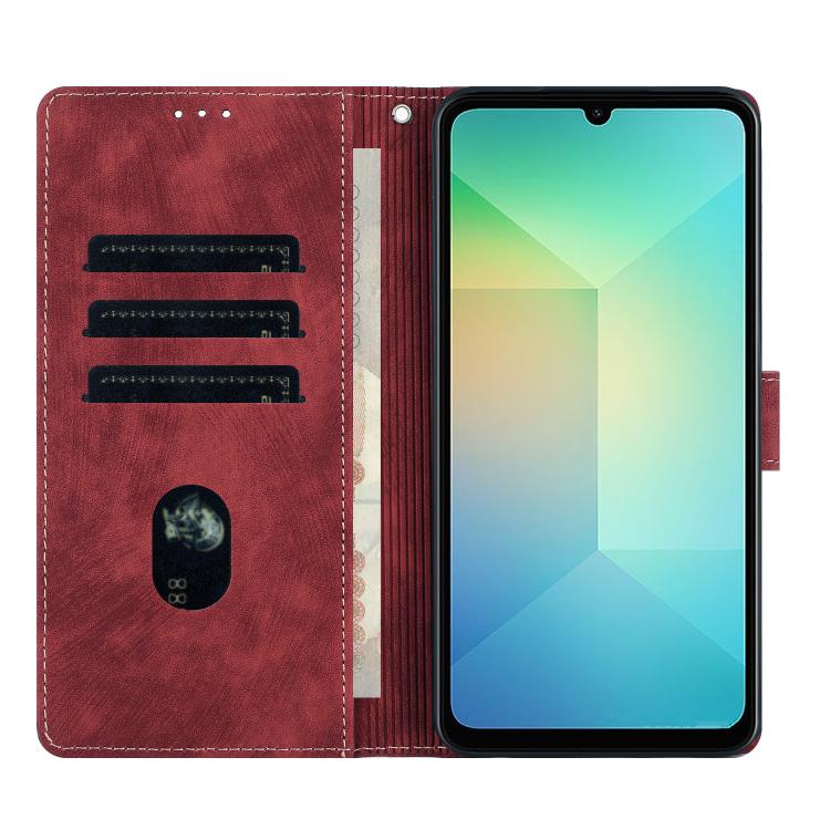 For Samsung Galaxy S25 FE 5G Mandala Embossed Retro Frosted Leather Phone Case