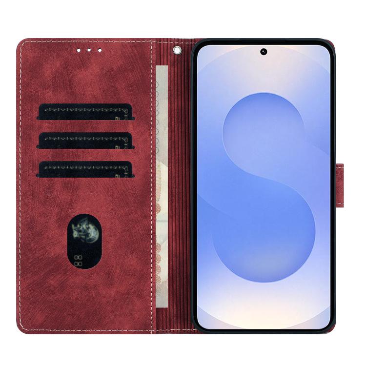 For Samsung Galaxy S26 Edge 5G Mandala Embossed Retro Frosted Leather Phone Case