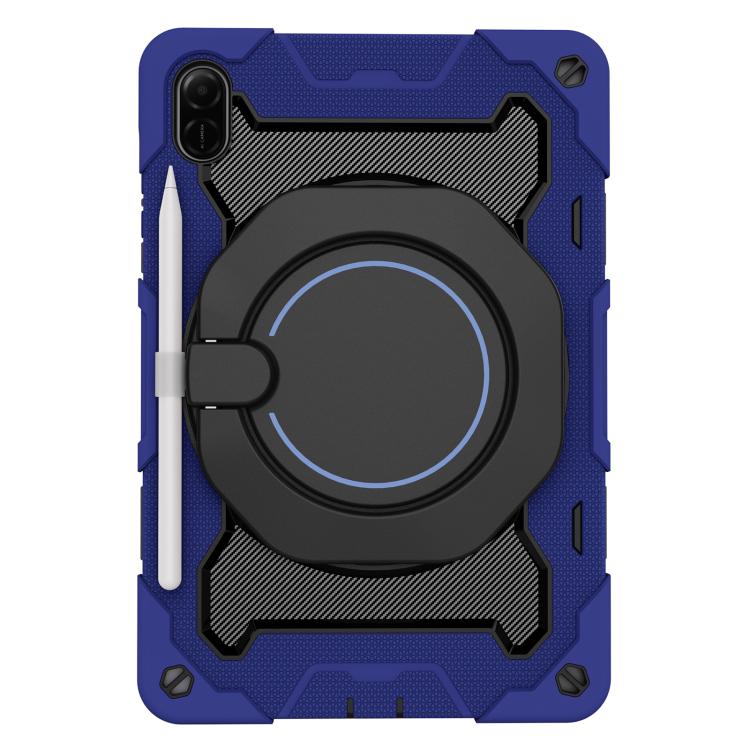For Honor Pad X9 / X8a Armor Portable Rotating Ring Holder Silicone Tablet Case