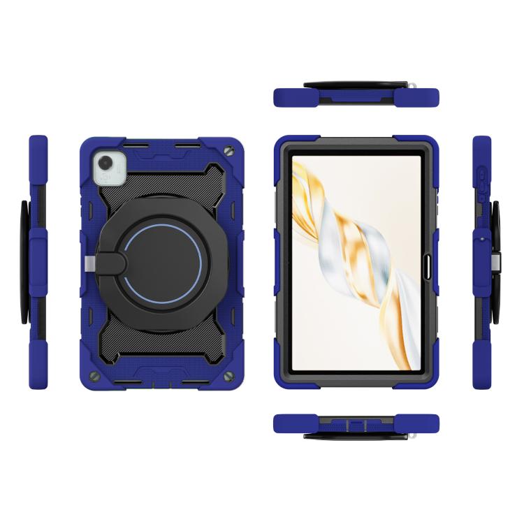 For Honor Pad X9 Pro Armor Portable Rotating Ring Holder Silicone Tablet Case