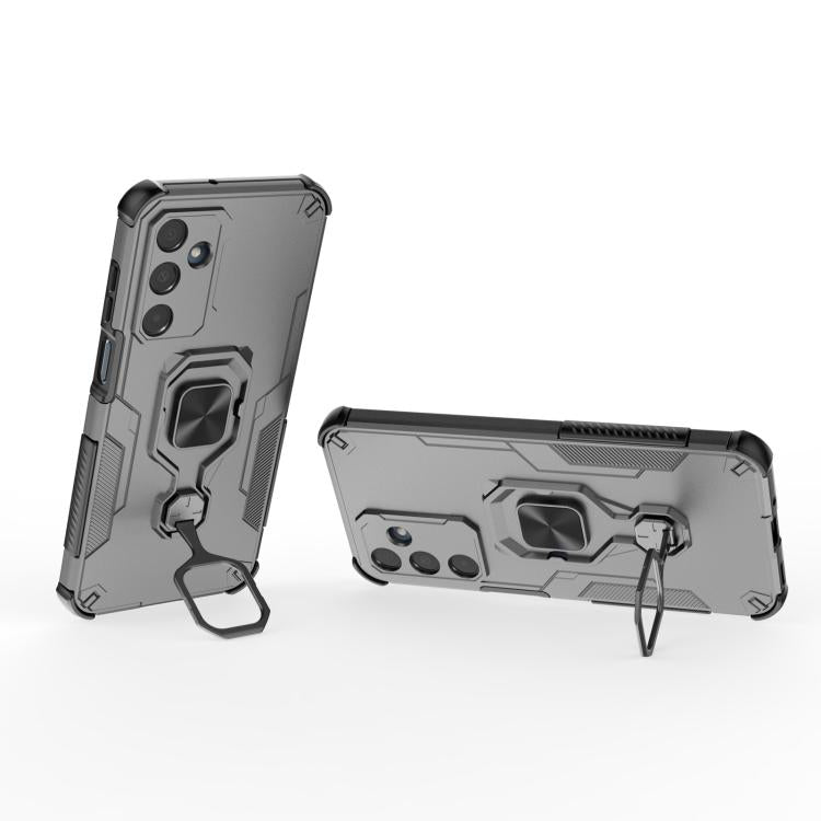 For Samsung Galaxy A16 4G Metal Kickstand TPU Hybrid PC Phone Case