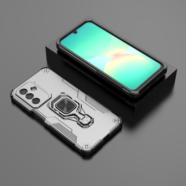 For Samsung Galaxy A26 5G Metal Kickstand TPU Hybrid PC Phone Case
