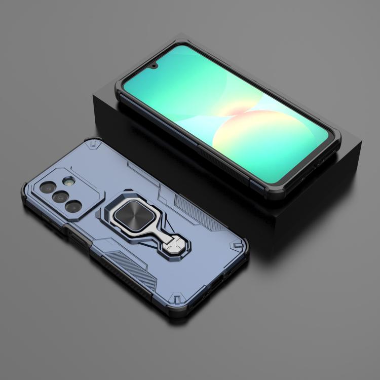 For Samsung Galaxy A26 5G Metal Kickstand TPU Hybrid PC Phone Case