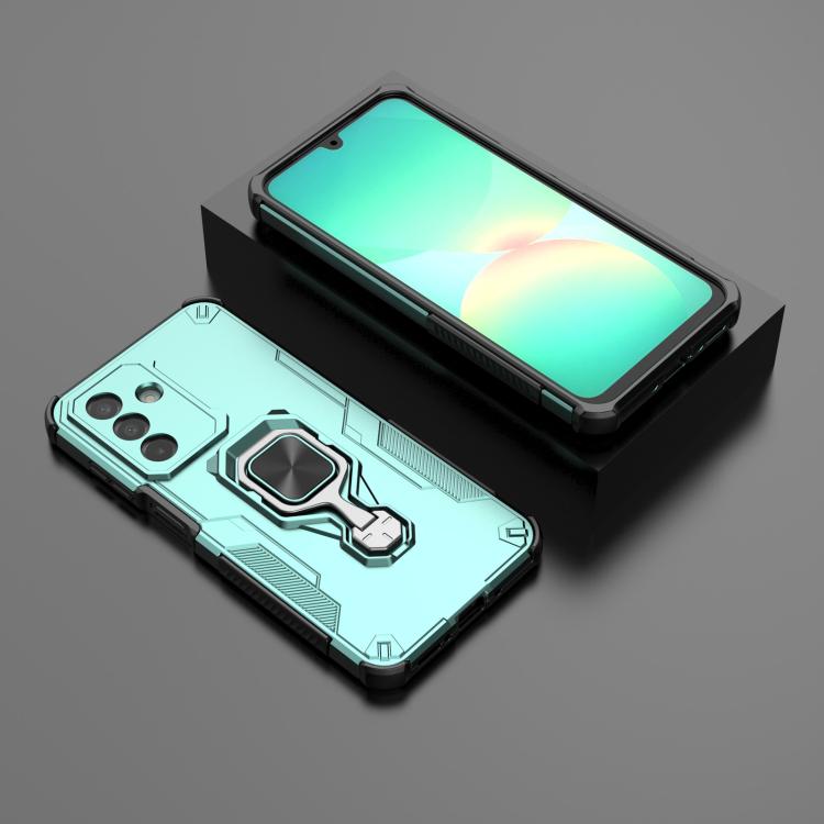 For Samsung Galaxy A26 5G Metal Kickstand TPU Hybrid PC Phone Case