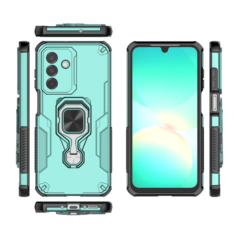 For Samsung Galaxy A26 5G Metal Kickstand TPU Hybrid PC Phone Case