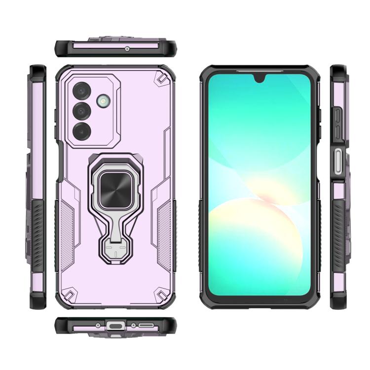 For Samsung Galaxy A26 5G Metal Kickstand TPU Hybrid PC Phone Case