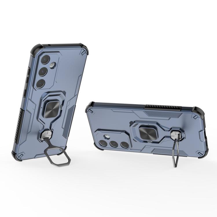 For Samsung Galaxy A55 5G Metal Kickstand TPU Hybrid PC Phone Case