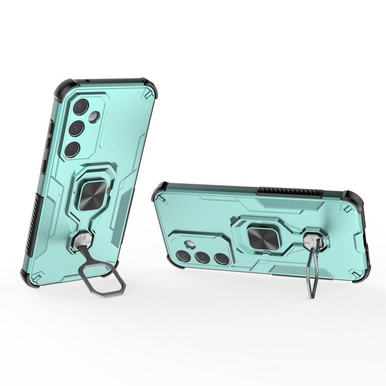 For Samsung Galaxy A55 5G Metal Kickstand TPU Hybrid PC Phone Case