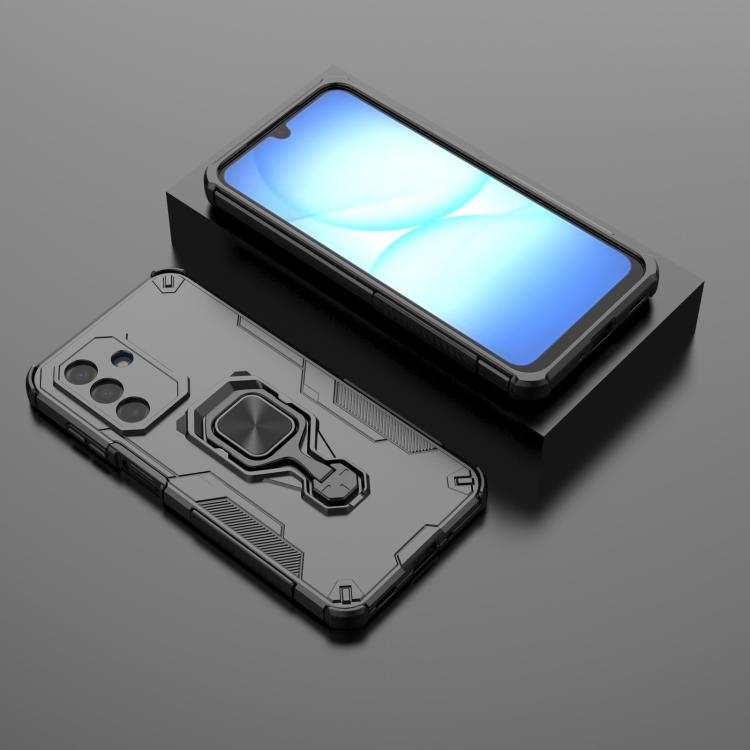 For Samsung Galaxy A17 5G Metal Kickstand TPU Hybrid PC Phone Case