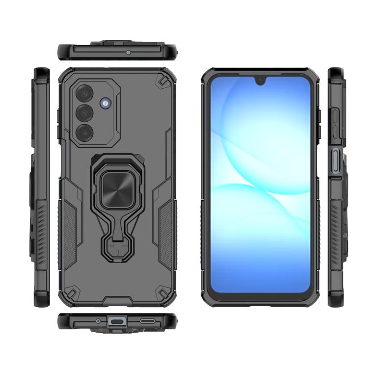 For Samsung Galaxy A17 5G Metal Kickstand TPU Hybrid PC Phone Case