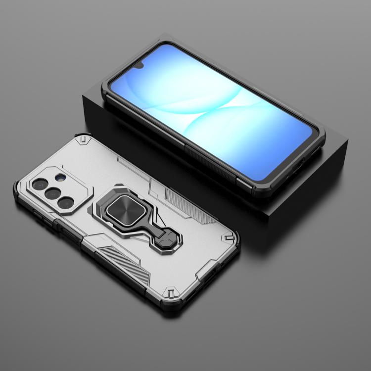 For Samsung Galaxy A17 5G Metal Kickstand TPU Hybrid PC Phone Case