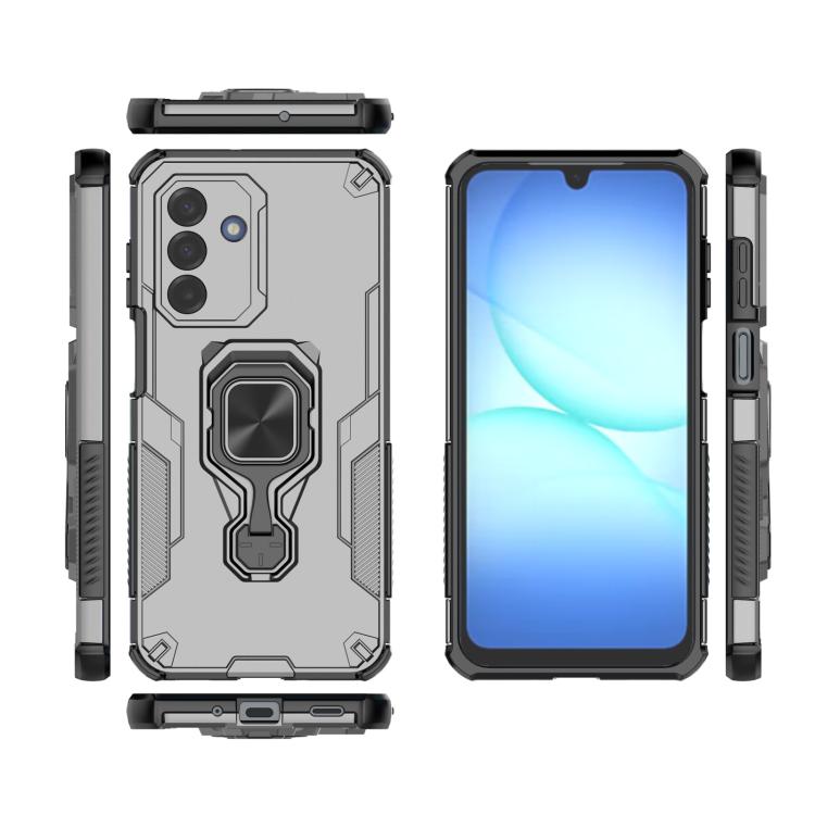 For Samsung Galaxy A17 5G Metal Kickstand TPU Hybrid PC Phone Case