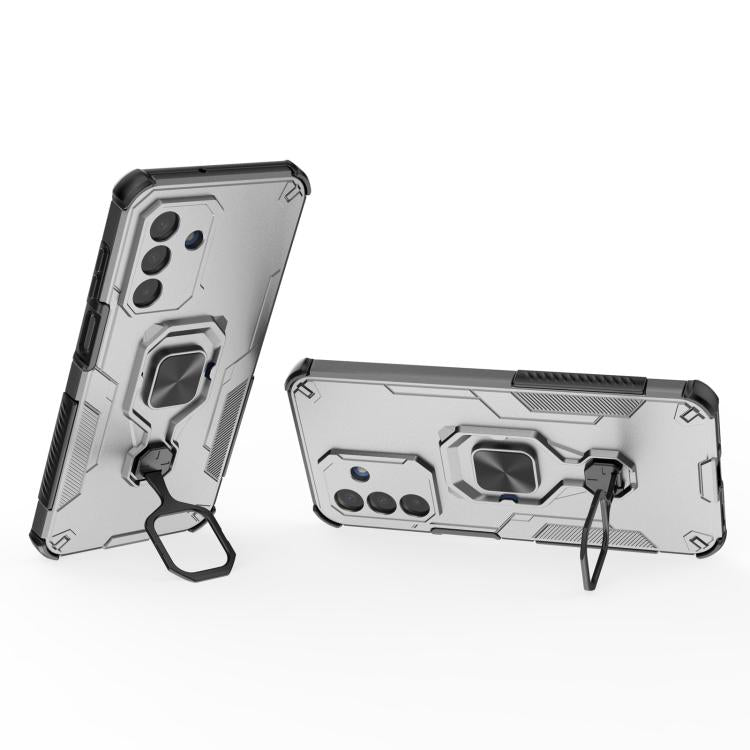 For Samsung Galaxy A17 5G Metal Kickstand TPU Hybrid PC Phone Case