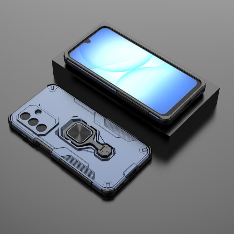 For Samsung Galaxy A17 5G Metal Kickstand TPU Hybrid PC Phone Case