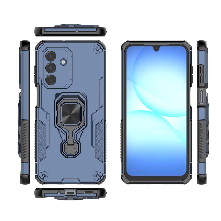 For Samsung Galaxy A17 5G Metal Kickstand TPU Hybrid PC Phone Case