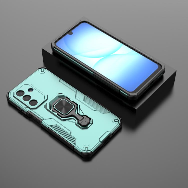 For Samsung Galaxy A17 5G Metal Kickstand TPU Hybrid PC Phone Case