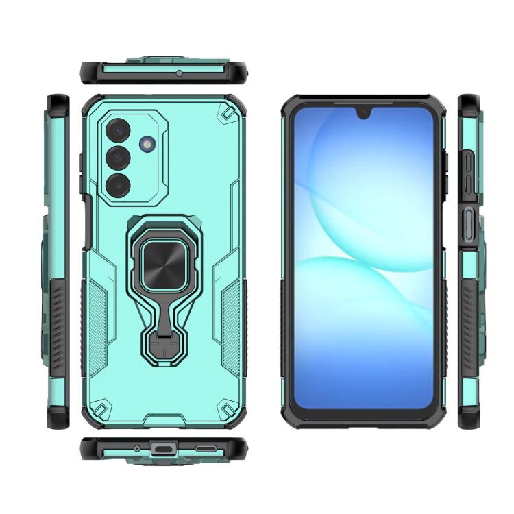 For Samsung Galaxy A17 5G Metal Kickstand TPU Hybrid PC Phone Case
