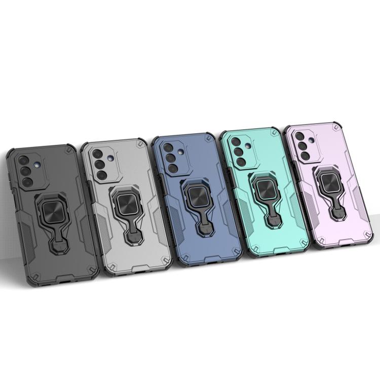 For Samsung Galaxy A17 5G Metal Kickstand TPU Hybrid PC Phone Case