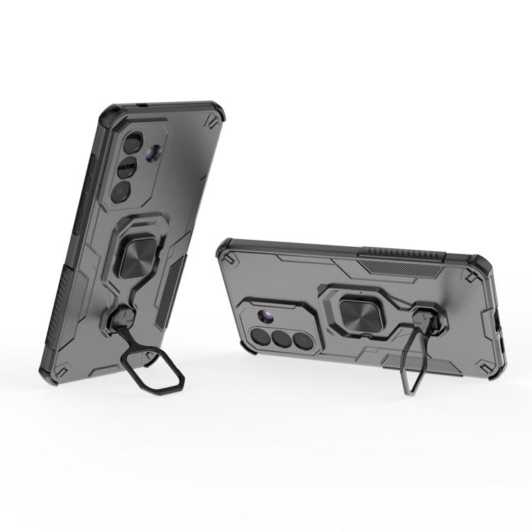 For Samsung Galaxy A57 5G Metal Kickstand TPU Hybrid PC Phone Case