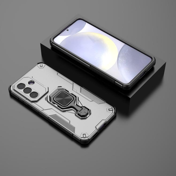 For Samsung Galaxy A57 5G Metal Kickstand TPU Hybrid PC Phone Case