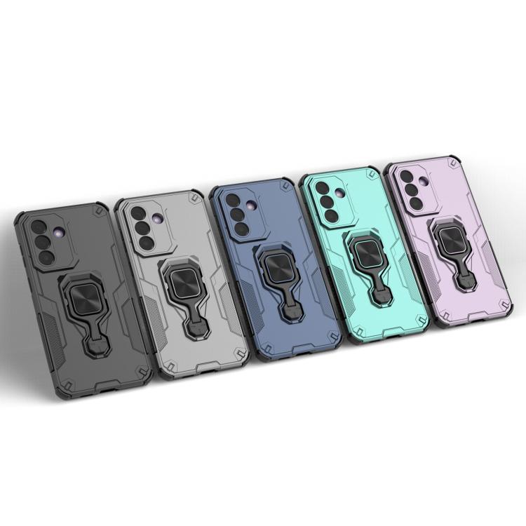 For Samsung Galaxy A57 5G Metal Kickstand TPU Hybrid PC Phone Case