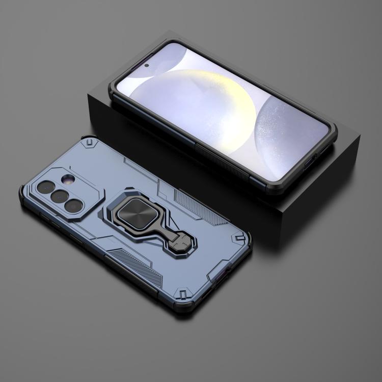 For Samsung Galaxy A57 5G Metal Kickstand TPU Hybrid PC Phone Case
