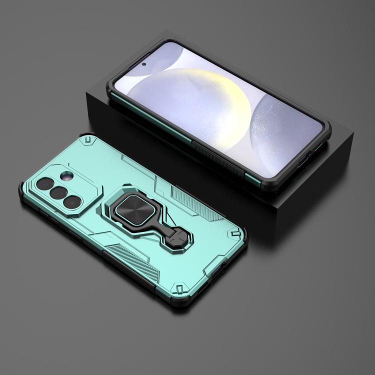 For Samsung Galaxy A57 5G Metal Kickstand TPU Hybrid PC Phone Case