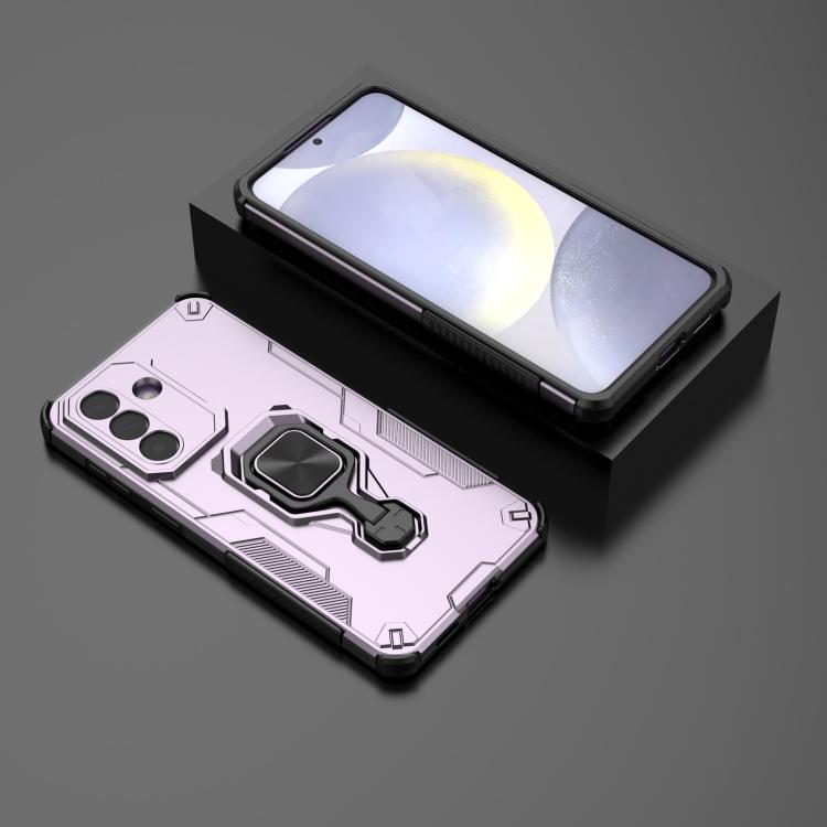 For Samsung Galaxy A57 5G Metal Kickstand TPU Hybrid PC Phone Case