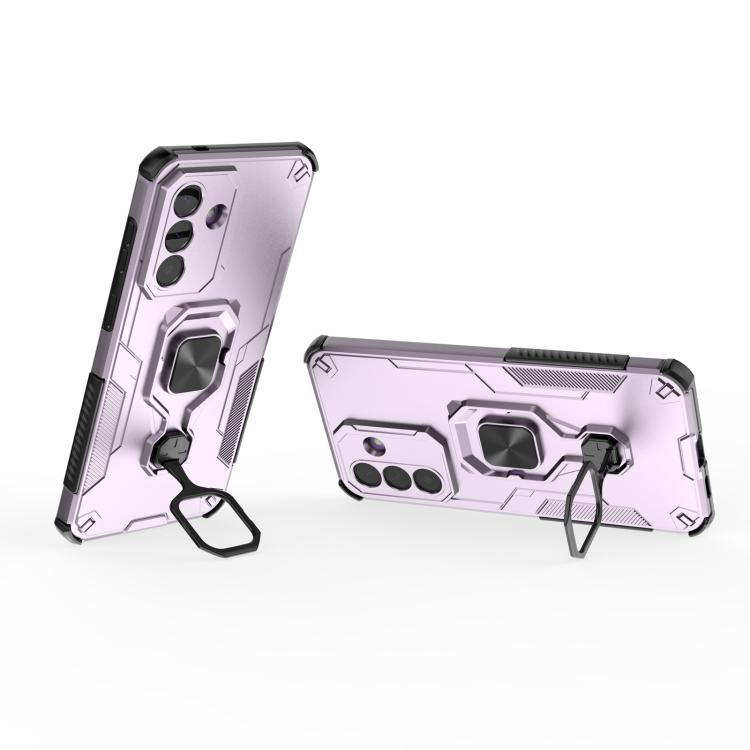 For Samsung Galaxy A57 5G Metal Kickstand TPU Hybrid PC Phone Case