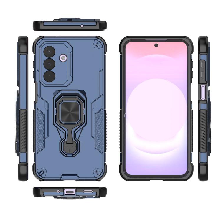For Galaxy A27 5G Metal Kickstand TPU Hybrid PC Phone Case