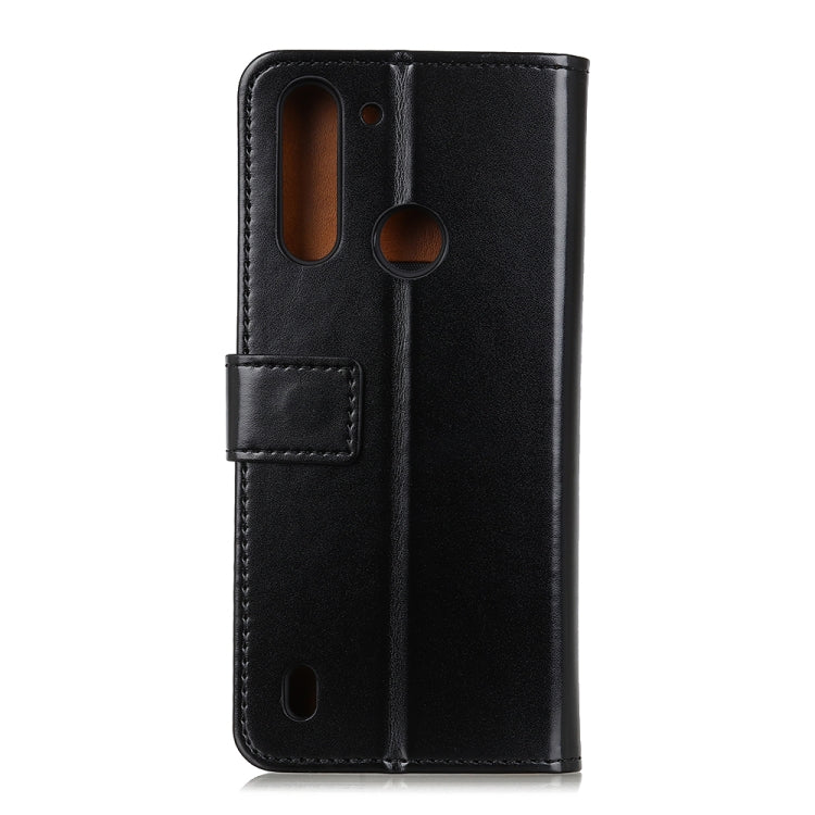 For Motorola Moto One Fusion 3-Color Pearl Texture Magnetic Buckle Horizontal Flip PU Leather Case with Card Slots & Wallet & Holder