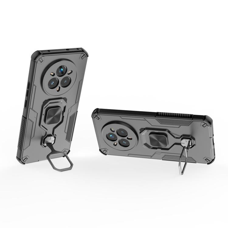 For Realme 14 Pro+ Metal Kickstand TPU Hybrid PC Phone Case