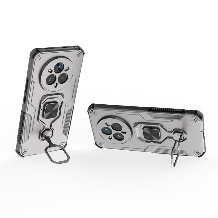For Realme 14 Pro+ Metal Kickstand TPU Hybrid PC Phone Case
