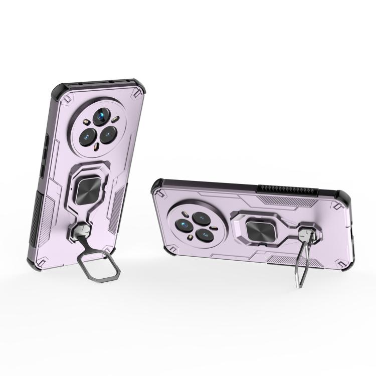 For Realme 14 Pro+ Metal Kickstand TPU Hybrid PC Phone Case