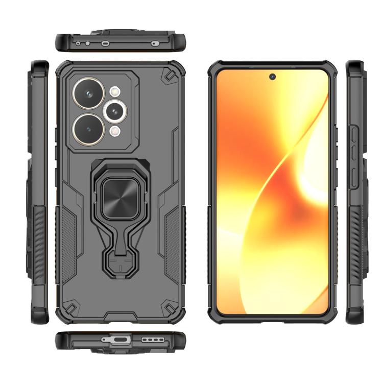 For Realme 15 Pro 5G Metal Kickstand TPU Hybrid PC Phone Case