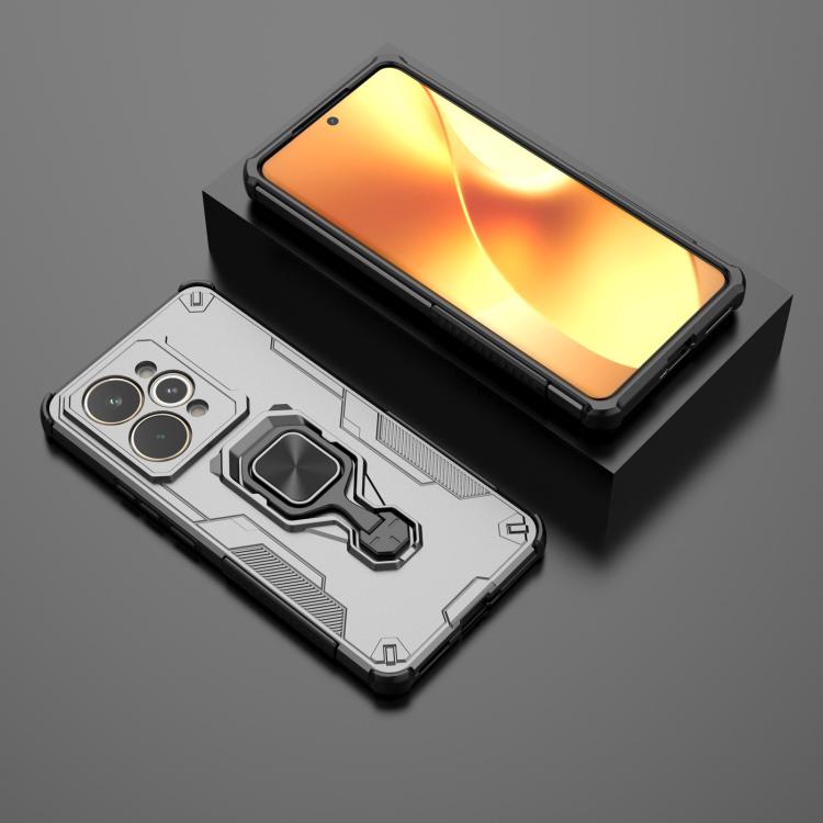 For Realme 15 Pro 5G Metal Kickstand TPU Hybrid PC Phone Case