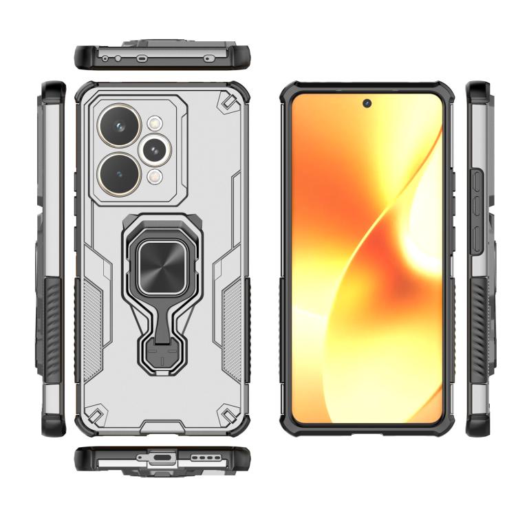For Realme 15 Pro 5G Metal Kickstand TPU Hybrid PC Phone Case