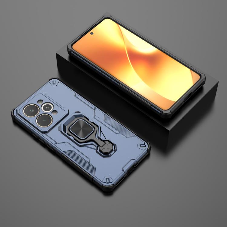 For Realme 15 Pro 5G Metal Kickstand TPU Hybrid PC Phone Case
