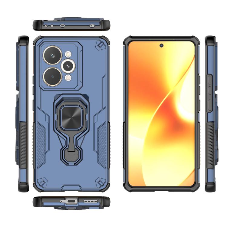 For Realme 15 Pro 5G Metal Kickstand TPU Hybrid PC Phone Case