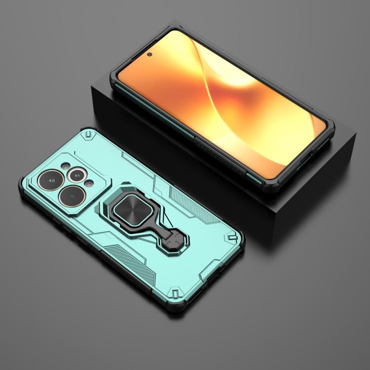 For Realme 15 Pro 5G Metal Kickstand TPU Hybrid PC Phone Case