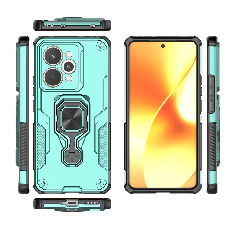 For Realme 15 Pro 5G Metal Kickstand TPU Hybrid PC Phone Case